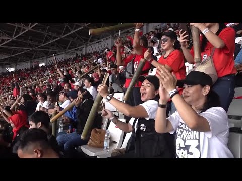 Ganjar Pranowo supporters fill Indonesia soccer stadium as presidential campaign hots up