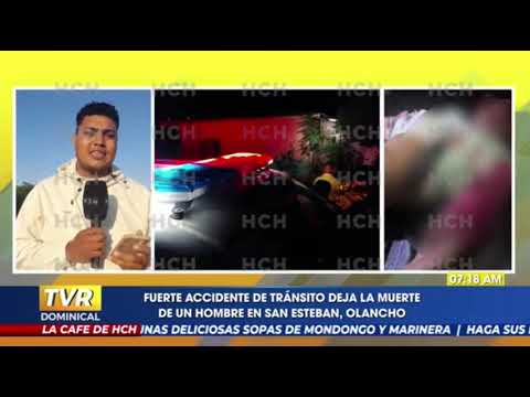 Un joven motociclista muere en San Esteban, Olancho luego de estrellarse en un vehículo