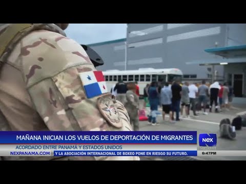 Inician los vuelos de deportacio?n de migrantes acordado entre Panama? y Estaos Unidos