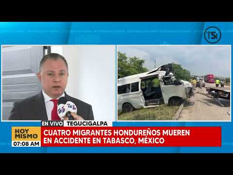 Cuatro migrantes hondureños mueren en accidente vial en México
