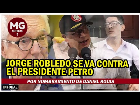 JORGE ROBLEDO SE UNIÓ A LAS CRÍTICAS CONTRA EL NUEVO MINISTRO DE EDUCACIÓN