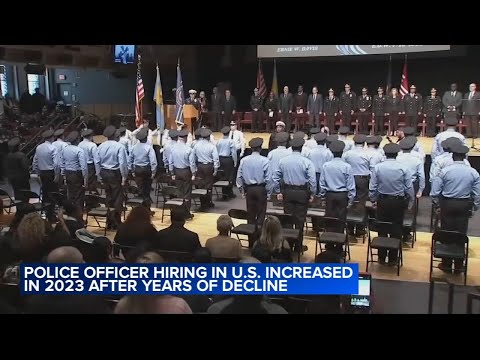 Police officer hiring in US increased in 2023 after years of decline