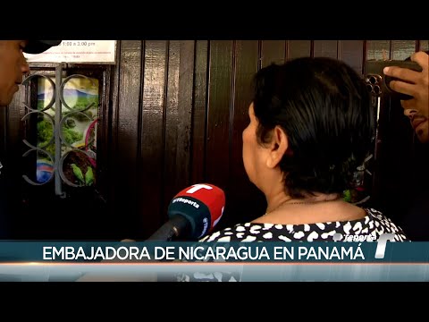 Embajadora de Nicaragua evita referirse sobre asilo político a Ricardo Martinelli