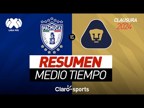 Resumen medio tiempo | Pachuca 0-0 Pumas | Play In | Liga MX | Clausura 2024