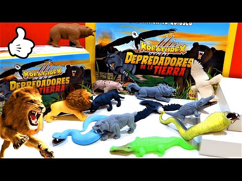 DEPREDADORES de la TIERRA  Nuevos Animales Blanditos Unboxing