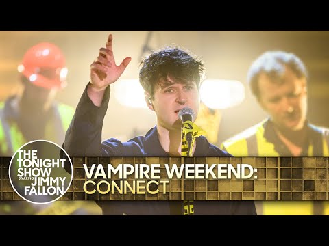 Vampire Weekend: Connect | The Tonight Show Starring Jimmy Fallon