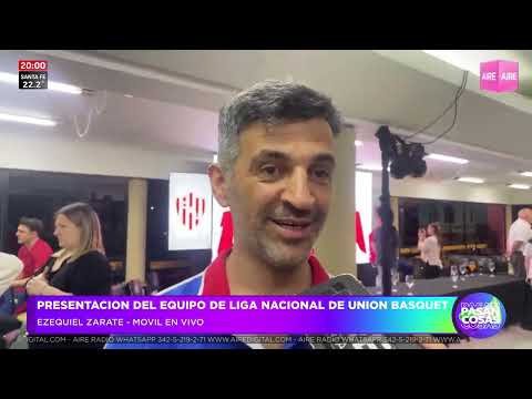 El Club Atlético Unión realizó presentó el equipo que competirá en la Liga Nacional de Básquet