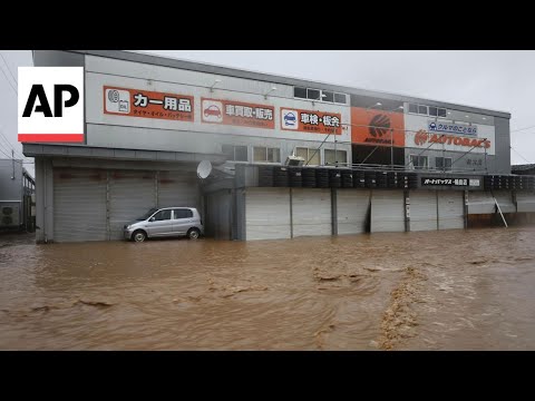 Several missing after heavy rain pounds Japan’s Noto region