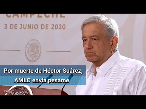 “Héctor Suárez, uno de los mejores actores de México”: AMLO