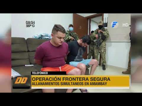 Operación frontera segura: Hallan laboratorio de marihuana y detienen a soldados del PCC