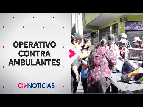NUEVO OPERATIVO contra ambulantes en Puente Alto termina con dos detenidos - CHV Noticias