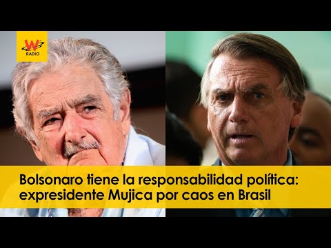 Bolsonaro tiene la responsabilidad política: expresidente Mujica por caos en Brasil