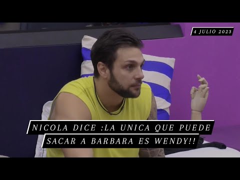 Nicola Dice La Unica Que Puede Sacar A Barbara Es Wendy || 4-7-2023 || #lcdlfmx