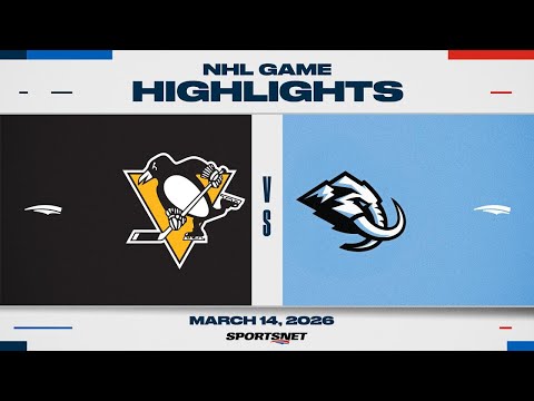 NHL Highlights | Penguins vs. Mammoth - March 14, 2026