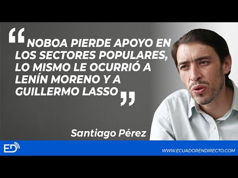 NOBOA pierde apoyo en los SECTORES POPULARES, lo mismo le OCURRIÓ a Lenín MORENO y a Guillermo LASSO