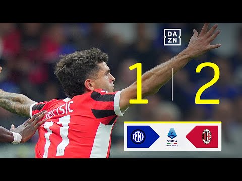 Inter vs Milan (1-2) | Resumen y goles | Highlights Serie A