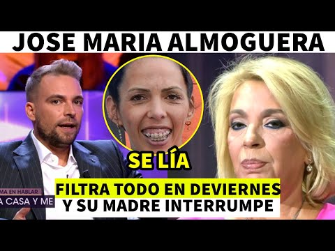 Carmen Borrego interrumpe la entrevista de su hijo José María Almoguera y le deja en shock