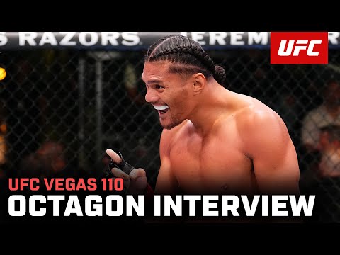 Billy Elekana Octagon Interview | UFC Vegas 110
