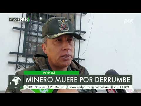 Minero muere en derrumbe en Potosí
