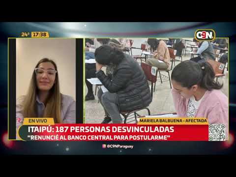 Itaipú: 187 personas desvinculadas