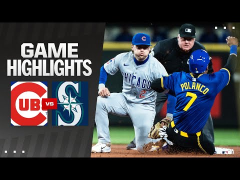 Cubs vs. Mariners Game Highlights (4/12/24) | MLB Highlights