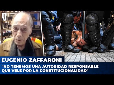 Raúl Zaffaroni: No tenemos una autoridad responsable que vele por la constitucionalidad