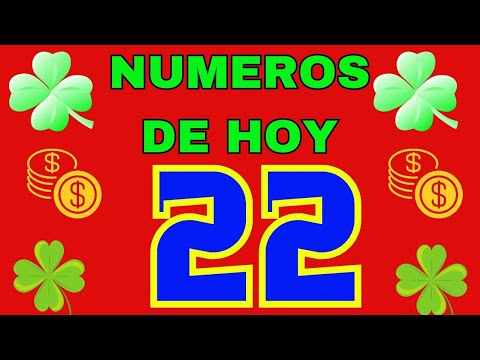 NÚMEROS DE LA SUERTE PARA HOY 22  NÚMEROS RECOMENDADOS PARA HOY 22 DE SEPTIEMBRE  2024