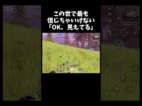 「OK、見えてる」が本当に見えてるだけだった奴ww【#荒野行動】# Knives Out #荒野inラブ #荒野新生活応援