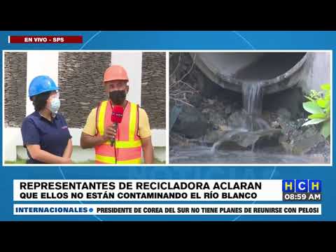 Recicladora de El Zapotal desmiente denuncias por supuesta contaminación del Río Blanco