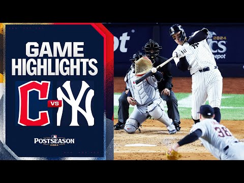 Guardians vs. Yankees ALCS Game 2 Highlights (10/15/24) | MLB Highlights