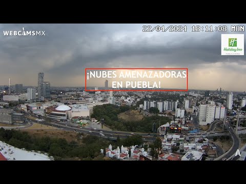 ? #PUEBLA | ¡Nubes amenazadoras en #Puebla! #EnVivo
