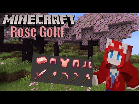 Minecraft-RoseGoldของใช้สี