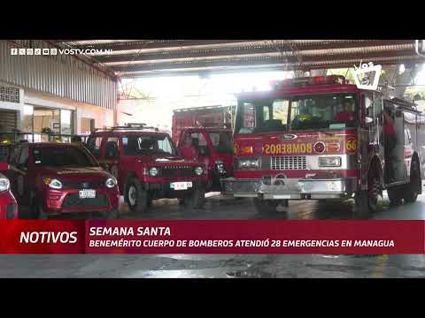 Bomberos de Managua informan reducción de emergencias en Semana Santa