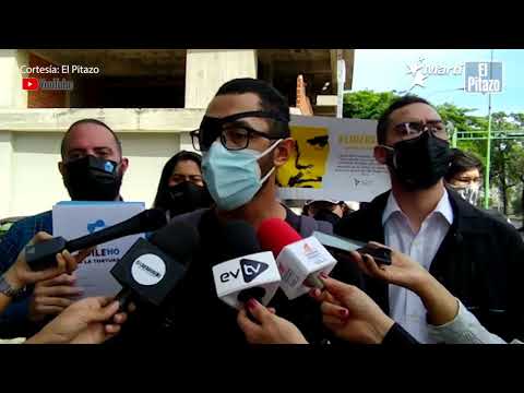 Info Martí | Víctimas del régimen venezolano se manifiestan ante la Corte Penal Internacional