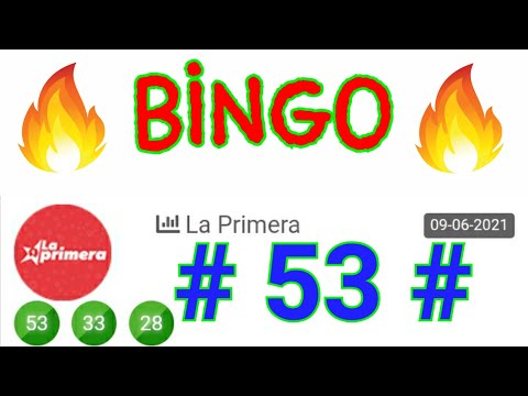 RESULTADOS de HOY....!! (( 53 )) BINGO HOY/ loteria LA PRIMERA HOY/ SORTEOS de las LOTERÍAS para hoy