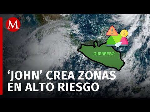 Estos fueron los efectos que generó 'John' durante su paso por Guerrero: PC