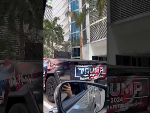 SPOTTED: MAGA Cybertruck is UNREAL