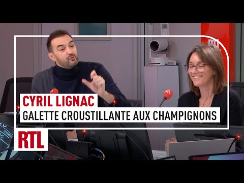 Cyril Lignac : Galette croustillante aux champignons