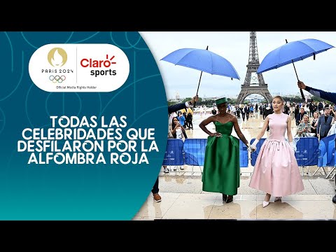 #Paris2024 | Todas las celebridades que desfilaron por la alfombra roja de la Inauguración