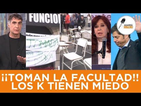 LAJE DESTROZÓ A LOS ZURDOS QUE TOMARON LA FACULTAD DE FILOSOFIA Y LETRAS: TIENEN MIEDO