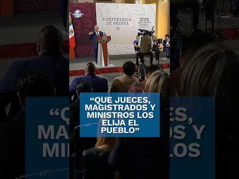 “Es indispensable la reforma al Poder Judicial”: AMLO #shorts