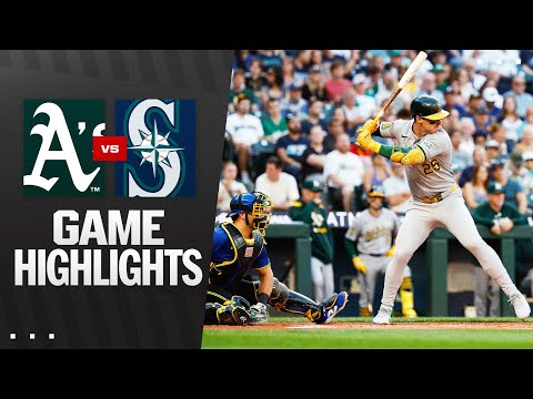 As vs. Mariners Game Highlights (8/22/25) | MLB Highlights