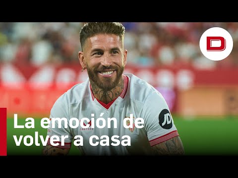 Sergio Ramos echa a llorar en su presentación ante el Sevilla F.C.