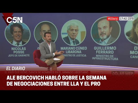 ALEJANDRO BERCOVICH analizó la DANZA de NOMBRES en el armado del GABINETE de MILEI