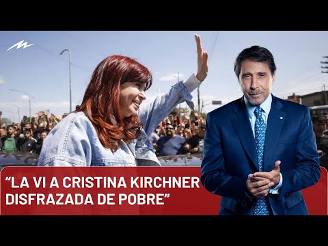 La vi disfrazada de pobre, la chicana de Feinmann tras el paso de Cristina Kirchner por La Matanza