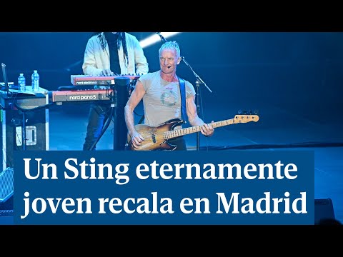 Un Sting eternamente joven recala en Madrid