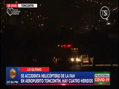 Hoy Mismo Estelar - Se accidenta helicóptero de la FAH