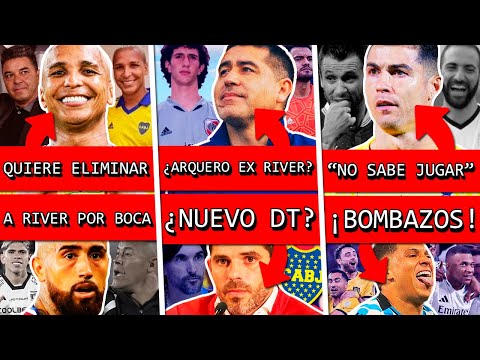 Este CRACK quiere eliminar a RIVER de LIBERTADORES por ¡BOCA!+ ROMÁN llamó nuevo DT y ARQUERO?+ CR7