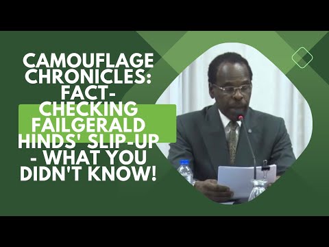 Camouflage Chronicles: Fact-Checking FailGerald Hinds' Slip-Up - What You Didn't Know!