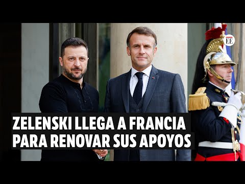 Zelenski visita Francia para renovar sus apoyos internacionales | El Espectador